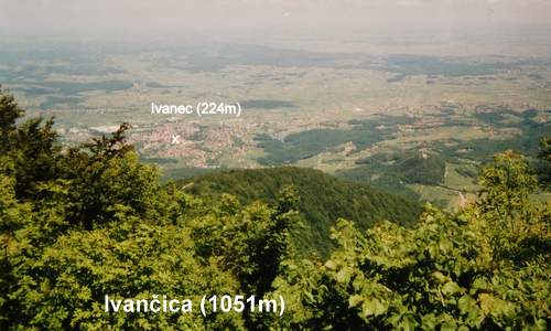 Ivanec as seen from Mount Ivančica in northern Croatia (Copyright © 2014 Hendrik Böttger / runinternational.eu)